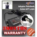 4.3 Adaptor Axioo 20V 3.25A Series (Konektor 5.5 x 2.5mm)
