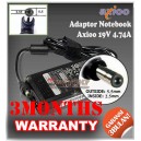 Adaptor Axioo 19V 4.74A Series (Konektor 5.5 x 2.5mm)