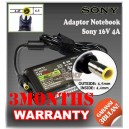Adaptor Sony 16V 4A Series (Jarum) (Konektor 6.5 x 4.4mm)