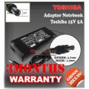 Adaptor Toshiba 15V 5A Series (Konektor 6.5 x 3.0mm)