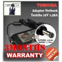 Adaptor Toshiba 19V 1.58A Series (Konektor 4.8 x 1.7mm)